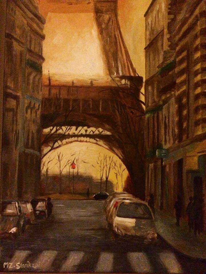Paris painting by Moazima