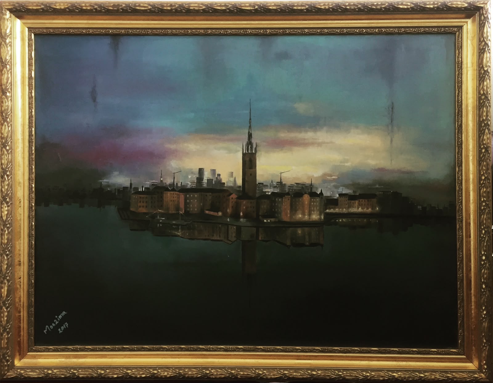 Stockholm painting by Moazima